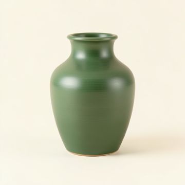 Wren Arc Empty Decorative Vase - Green (synthetic illustration; no displayed measurements)