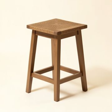 Seval 29.5 '' Patio Bar Stool (synthetic illustration; no displayed measurements)