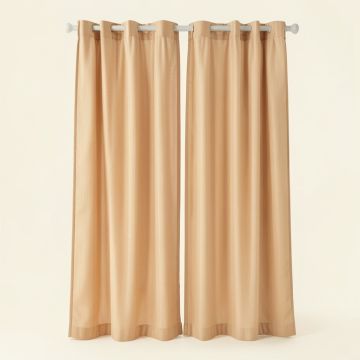 Ebba Bamboo Rayon Semi-Sheer Single Curtain Panel (synthetic illustration; no displayed measurements)