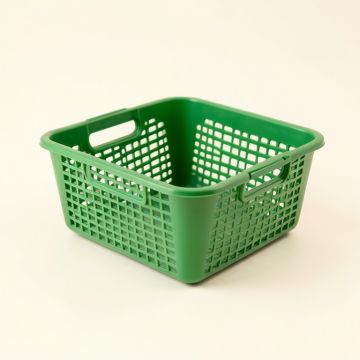 Pine Branch Empty Storage Basket - Green (synthetic illustration; no displayed measurements)