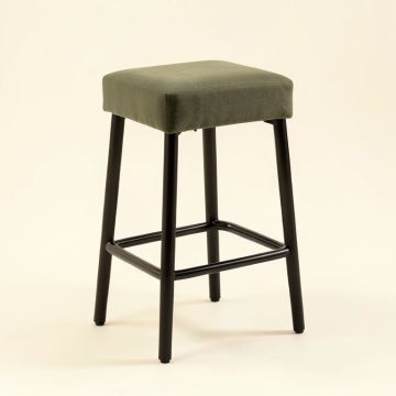 Counter & Bar Stool (synthetic illustration; no displayed measurements)