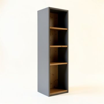 Dawn Dale Narrow Cubby Tower - Gray (synthetic illustration; no displayed measurements)