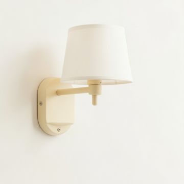 Alder Branch Wall Sconce Mounted On A Plain Wall - Ivory (synthetic illustration; no displayed measurements)