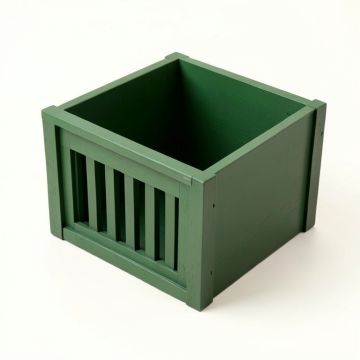 Sage Branch Empty Furniture-Style Litter Enclosure - Green (synthetic illustration; no displayed measurements)