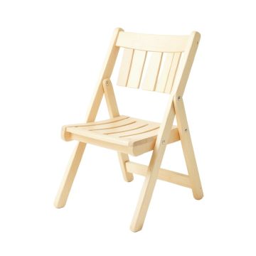 Brook Bridge Folding Outdoor Chair - Ivory (synthetic illustration; no displayed measurements)