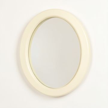 Cove Branch Framed Wall Mirror - Cream (synthetic illustration; no displayed measurements)