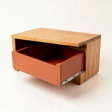 Pine Falls Under-Desk Drawer Unit - Terracotta (synthetic illustration; no displayed measurements)