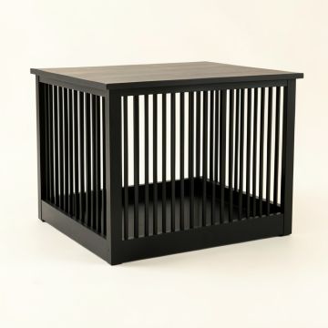 Laurel Arc Empty Furniture-Style Pet Crate (synthetic illustration; no displayed measurements)