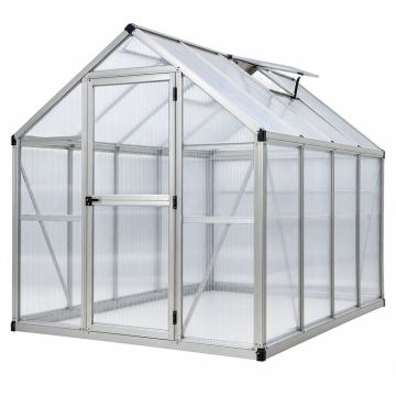 Snap & Grow 6 Ft. W X 8 Ft. D Polycarbonate Greenhouse