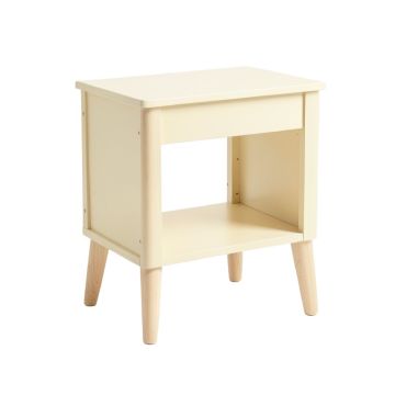 Juniper Edge Side Table - Cream (synthetic illustration; no displayed measurements)