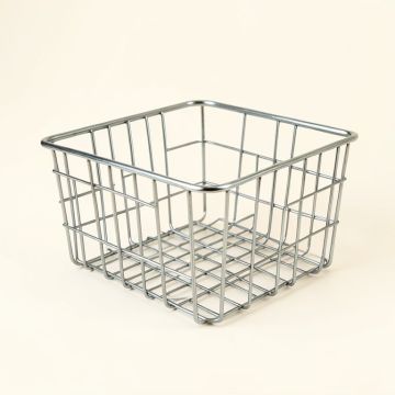 Stackable Storage Organizer Metal Basket (synthetic illustration; no displayed measurements)
