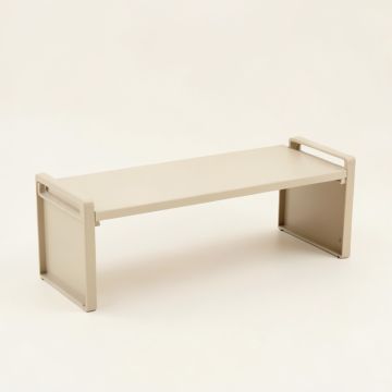 Heath Crossing Narrow Outdoor Storage Bench - Beige (synthetic illustration; no displayed measurements)