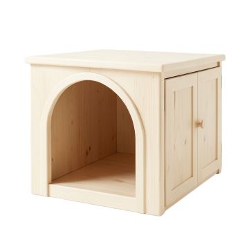 Summit Bend Empty Furniture-Style Litter Enclosure - Ivory