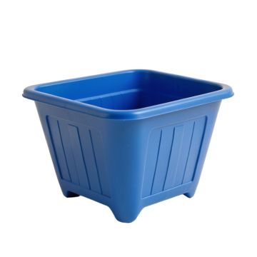 Linden Branch Empty Raised Planter - Blue