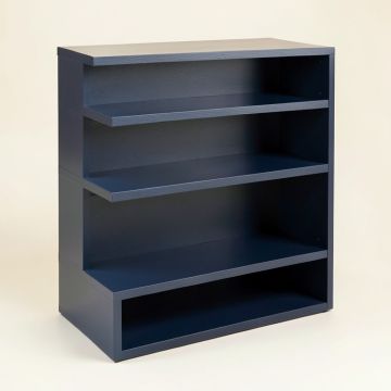 Linden Brook Desktop Shelving Unit - Navy (synthetic illustration; no displayed measurements)