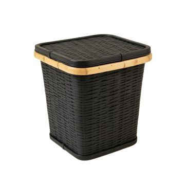 Elm Brook Laundry Hamper - Black
