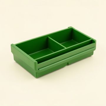 Brook Bluff Empty Pantry Drawer Organizer Insert - Green (synthetic illustration; no displayed measurements)