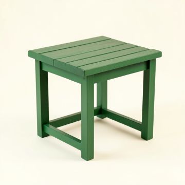 Cliff Bridge Compact Balcony Table - Green (synthetic illustration; no displayed measurements)