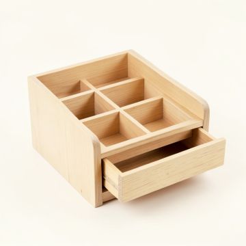 Fern Bend Empty Coffee-Station Organizer - Beige (synthetic illustration; no displayed measurements)