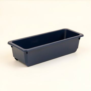 Vale Dale Empty Railing Planter With Integral Brackets - Navy (synthetic illustration; no displayed measurements)
