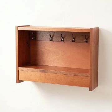 Briar Dell Wall-Mounted Entryway Organizer Shelf - Terracotta (synthetic illustration; no displayed measurements)