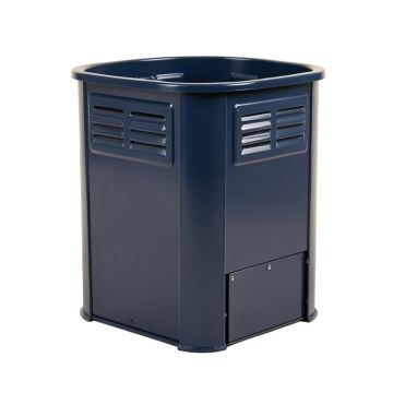 Sage Branch Closed Garden Compost Bin - Navy