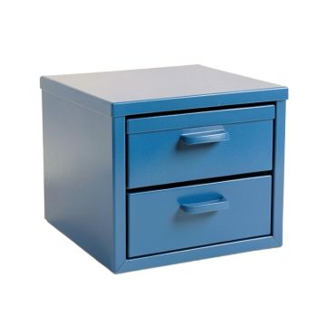 Ash Bluff Small-Parts Storage Drawer Cabinet - Blue