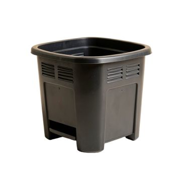 Flint Brook Closed Garden Compost Bin - Black