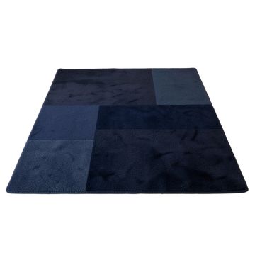 Hill Branch Rectangular Area Rug - Navy (synthetic illustration; no displayed measurements)