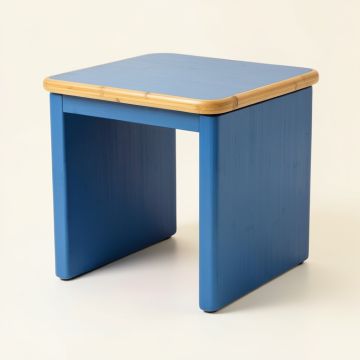 Reed Edge Side Table - Blue (synthetic illustration; no displayed measurements)