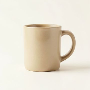 Ash Branch Ceramic Mug - Beige (synthetic illustration; no displayed measurements)