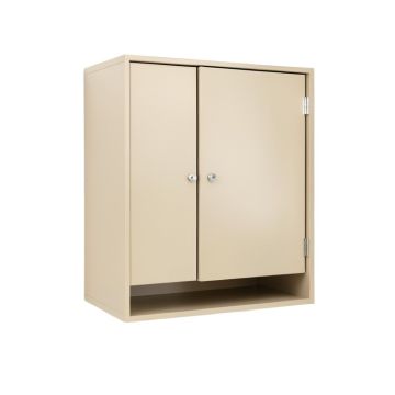 Wren Crest Wall-Mounted Laundry Cabinet - Beige