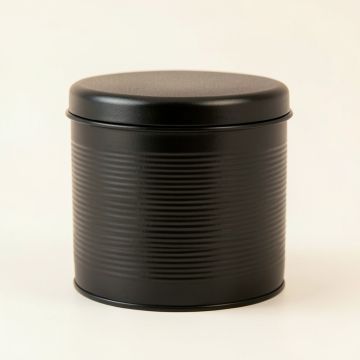 Maple Brook Storage Canister With Lid - Black (synthetic illustration; no displayed measurements)
