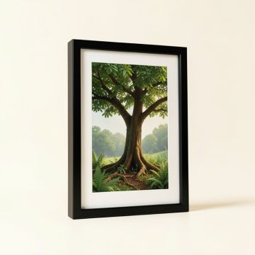 Elland Meditation Under Tree Framed Art (synthetic illustration; no displayed measurements)