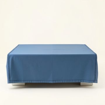 Dawn Dell Flat Bed Sheet - Blue (synthetic illustration; no displayed measurements)