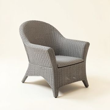 Sage Bridge Outdoor Lounge Chair - Gray (synthetic illustration; no displayed measurements)
