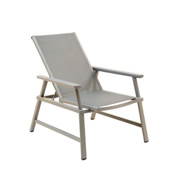 Clay Bend Outdoor Lounge Chair - Gray