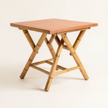 Holly Crest Patio Table - Terracotta (synthetic illustration; no displayed measurements)