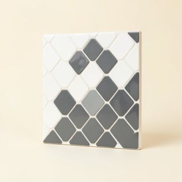 4 '' X 4 '' Porcelain Honeycomb Mosaic Wall & Floor Tile (synthetic illustration; no displayed measurements)