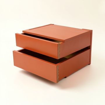 Maple Edge Under-Desk Drawer Unit - Terracotta (synthetic illustration; no displayed measurements)