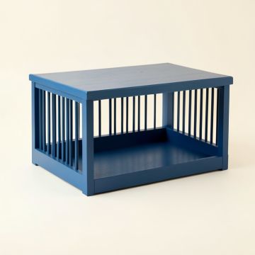 Glen Crossing Empty Furniture-Style Pet Crate - Blue (synthetic illustration; no displayed measurements)