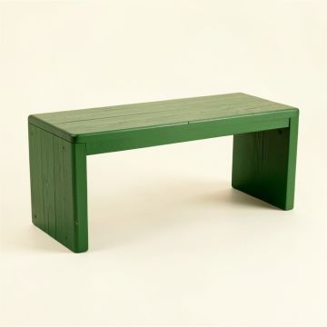 Hazel Edge Indoor Bench - Green (synthetic illustration; no displayed measurements)