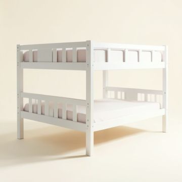 Aime Twin Bunk Bed (synthetic illustration; no displayed measurements)