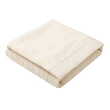 Moss Edge Bath Towel - Ivory