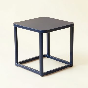 Cedar Bluff Compact Balcony Table - Navy (synthetic illustration; no displayed measurements)
