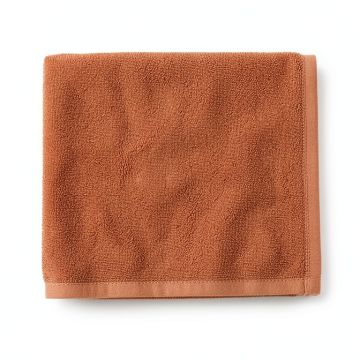Vale Arc Bath Towel - Terracotta (synthetic illustration; no displayed measurements)