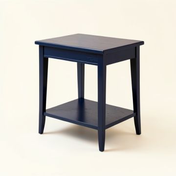 Aspen Bend Side Table - Navy (synthetic illustration; no displayed measurements)