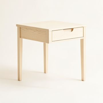Dawn Bridge Side Table - Ivory (synthetic illustration; no displayed measurements)