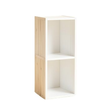 Hill Edge Narrow Cubby Tower - White