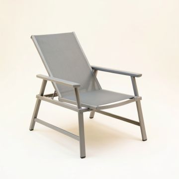 Clay Bend Outdoor Lounge Chair - Gray (synthetic illustration; no displayed measurements)